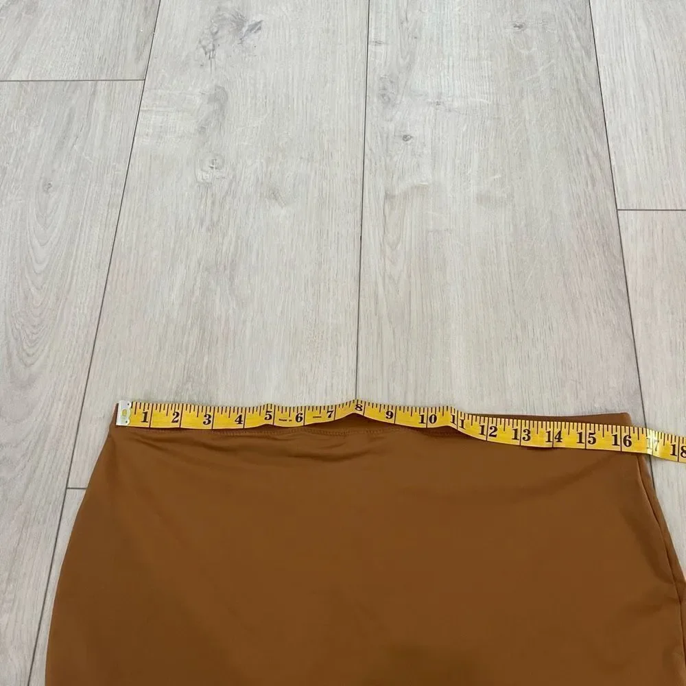 SKIMS Swim Micro Mini Skirt Almond size M